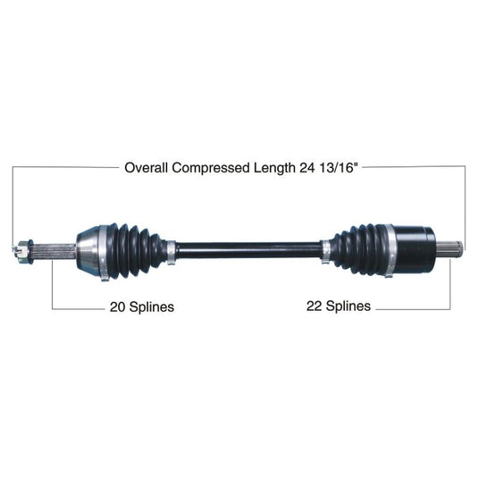 TYTANEUM HEAVY DUTY CV AXLE POLARIS FRONT LEFT / RIGHT