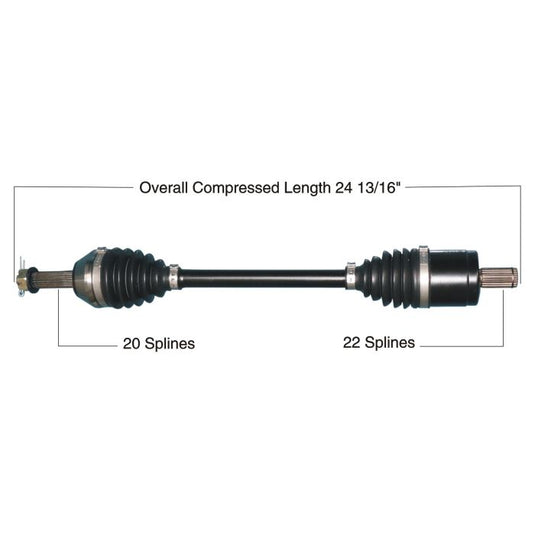 TYTANEUM HEAVY DUTY CV AXLE POLARIS FRONT LEFT / RIGHT