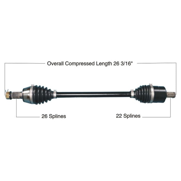 TYTANEUM HEAVY DUTY CV AXLE POLARIS FRONT LEFT / RIGHT