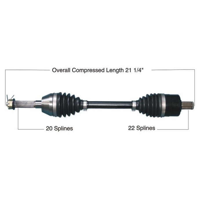 TYTANEUM HEAVY DUTY CV AXLE POLARIS FRONT LEFT / RIGHT