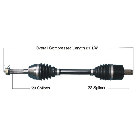 TYTANEUM HEAVY DUTY CV AXLE POLARIS FRONT LEFT / RIGHT