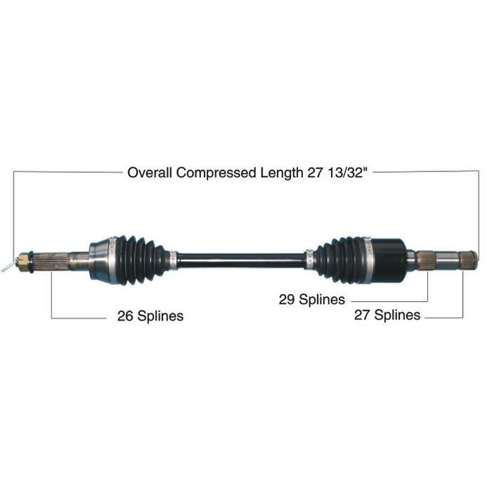 TYTANEUM HEAVY DUTY CV AXLE POLARIS REAR LEFT