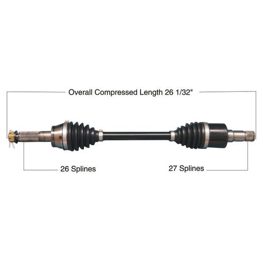 TYTANEUM HEAVY DUTY CV AXLE POLARIS REAR RIGHT
