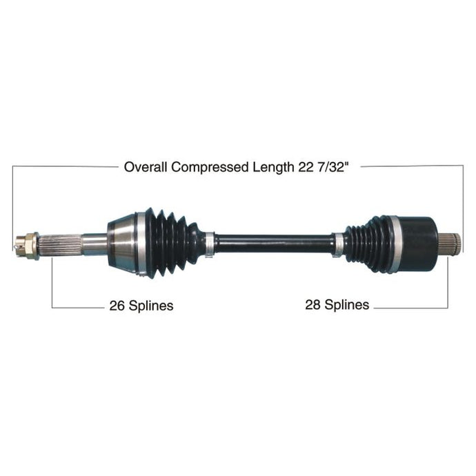 TYTANEUM HEAVY DUTY CV AXLE POLARIS REAR LEFT / RIGHT