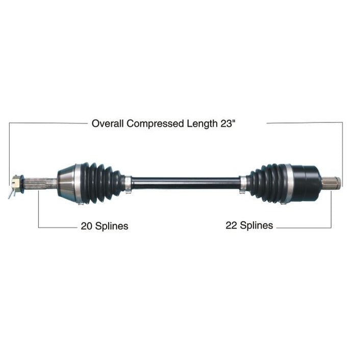 TYTANEUM HEAVY DUTY CV AXLE POLARIS FRONT LEFT / RIGHT