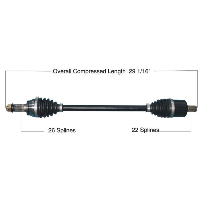 TYTANEUM HEAVY DUTY CV AXLE POLARIS FRONT LEFT / RIGHT