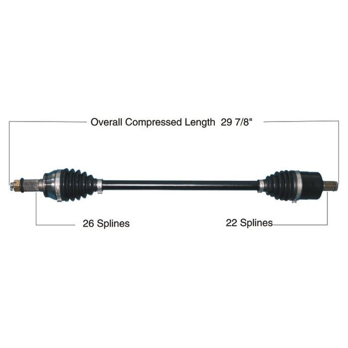 TYTANEUM HEAVY DUTY CV AXLE POLARIS FRONT LEFT / RIGHT