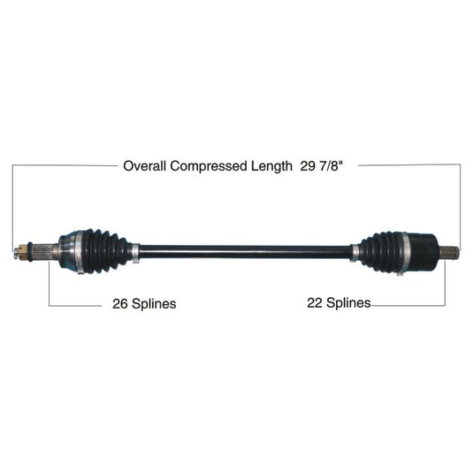 TYTANEUM HEAVY DUTY CV AXLE POLARIS FRONT LEFT / RIGHT