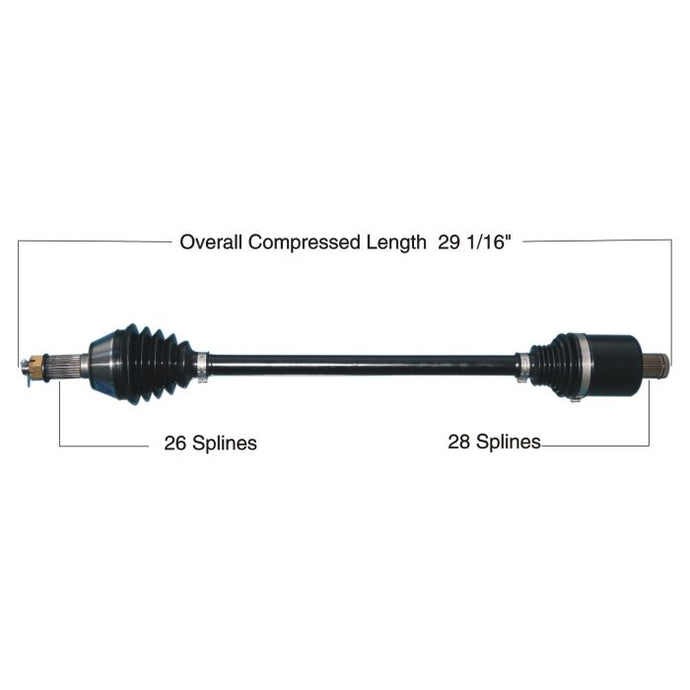 TYTANEUM HEAVY DUTY CV AXLE POLARIS REAR LEFT / RIGHT
