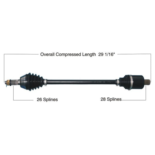 TYTANEUM HEAVY DUTY CV AXLE POLARIS REAR LEFT / RIGHT