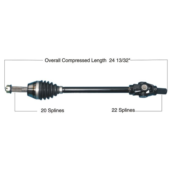 TYTANEUM HEAVY DUTY CV AXLE POLARIS FRONT LEFT / RIGHT