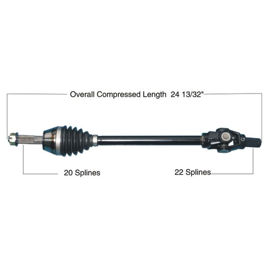 TYTANEUM HEAVY DUTY CV AXLE POLARIS FRONT LEFT / RIGHT