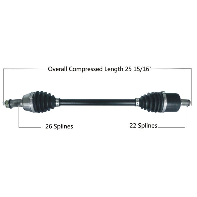 TYTANEUM HEAVY DUTY CV AXLE POLARIS FRONT LEFT / RIGHT
