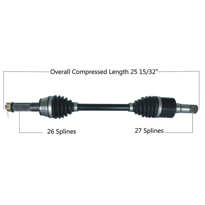 TYTANEUM HEAVY DUTY CV AXLE POLARIS REAR RIGHT