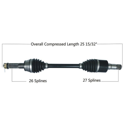 TYTANEUM HEAVY DUTY CV AXLE POLARIS REAR RIGHT