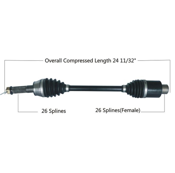 TYTANEUM HEAVY DUTY CV AXLE POLARIS REAR LEFT / RIGHT