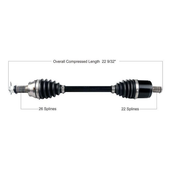 TYTANEUM HEAVY DUTY CV AXLE POLARIS FRONT LEFT / RIGHT