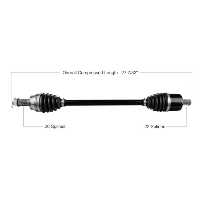 TYTANEUM HEAVY DUTY CV AXLE POLARIS FRONT LEFT / RIGHT