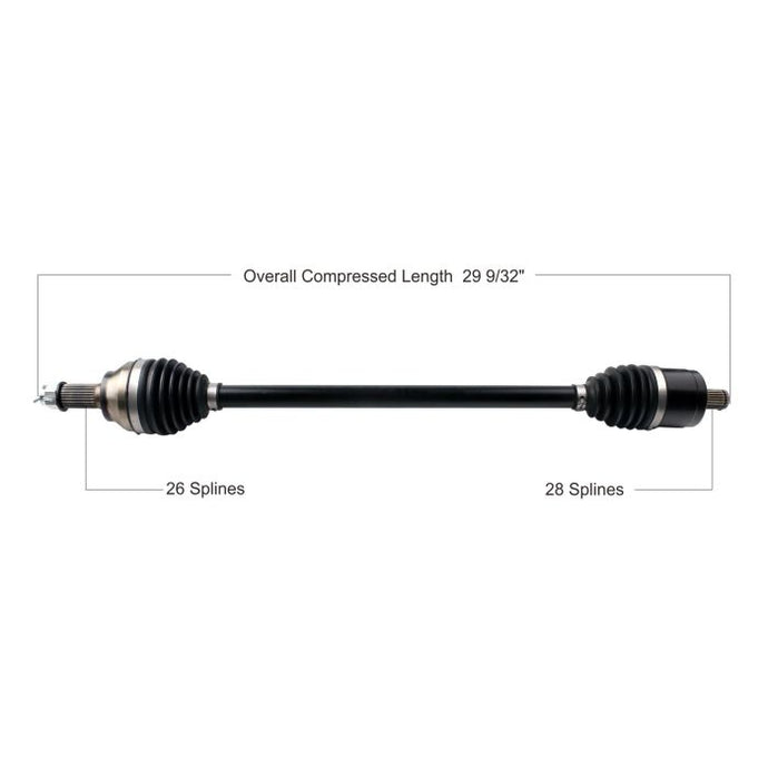 TYTANEUM HEAVY DUTY CV AXLE POLARIS FRONT LEFT / RIGHT