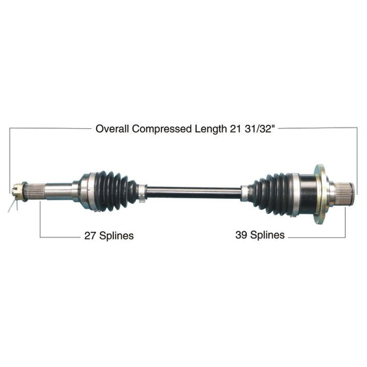 TYTANEUM HEAVY DUTY CV AXLE YAMAHA REAR LEFT
