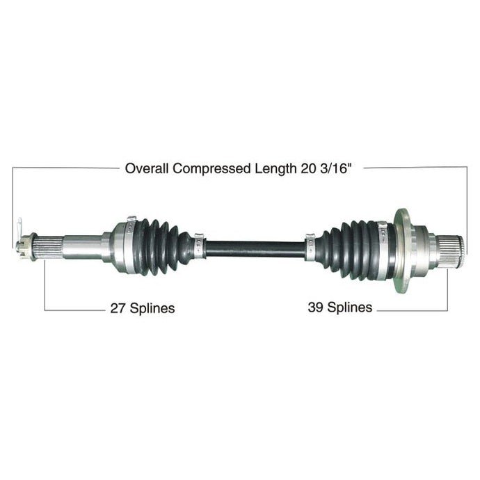 TYTANEUM HEAVY DUTY CV AXLE YAMAHA REAR RIGHT