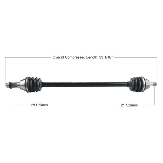 TYTANEUM OE REPLACEMENT CV AXLE CAN AM FRONT RIGHT