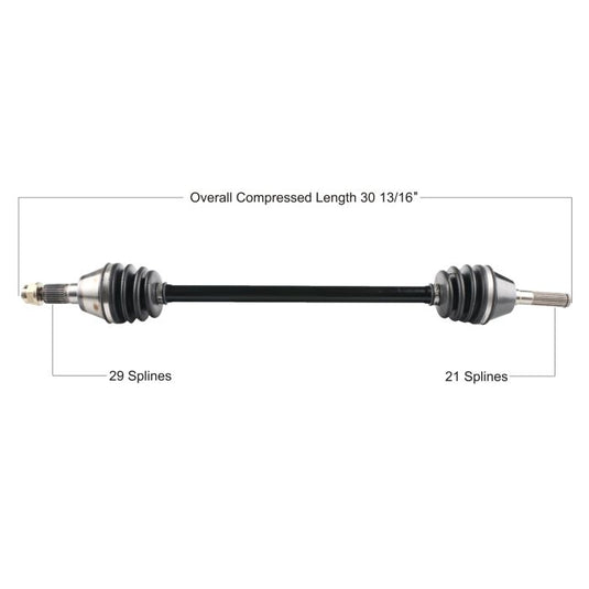 TYTANEUM OE REPLACEMENT CV AXLE CAN AM FRONT LEFT