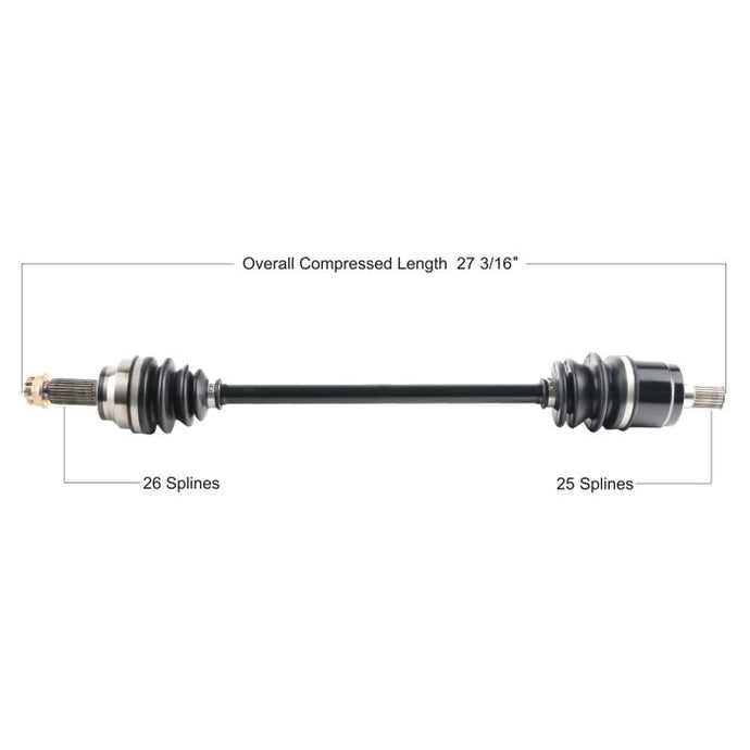 TYTANEUM OE REPLACEMENT CV AXLE HONDA REAR LEFT