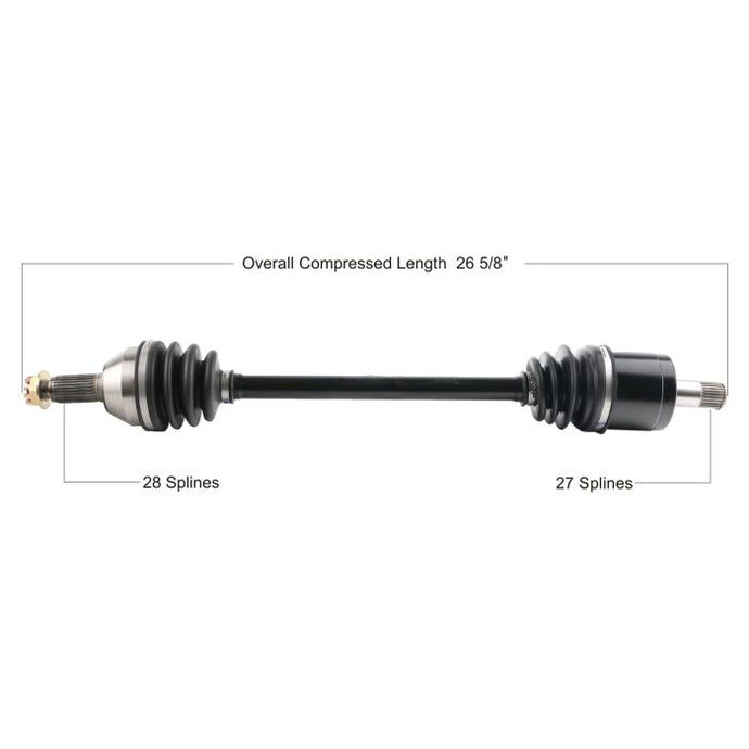 TYTANEUM OE REPLACEMENT CV AXLE HONDA REAR RIGHT