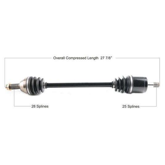 TYTANEUM OE REPLACEMENT CV AXLE HONDA FRONT LEFT/ RIGHT