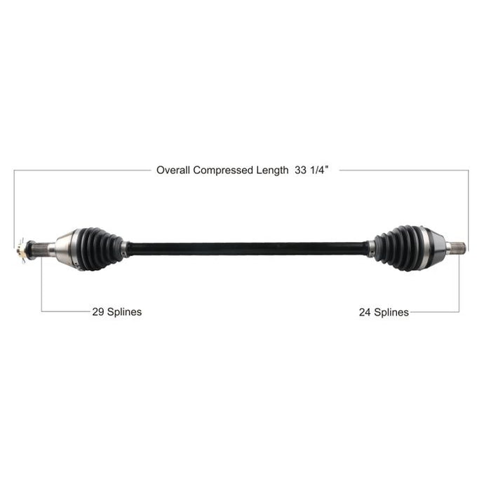 TYTANEUM HEAVY DUTY REPLACEMENT CV AXLE CANAM FRONT LEFT/RIGHT