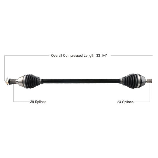 TYTANEUM HEAVY DUTY REPLACEMENT CV AXLE CANAM FRONT LEFT/RIGHT