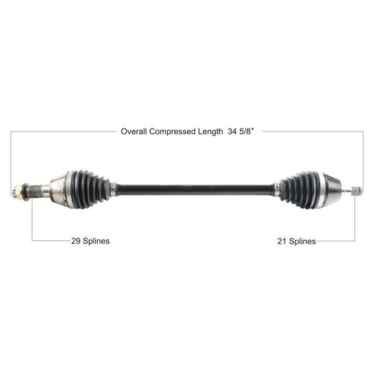 TYTANEUM HEAVY DUTY REPLACEMENT CV AXLE CAN AM FRONT LEFT