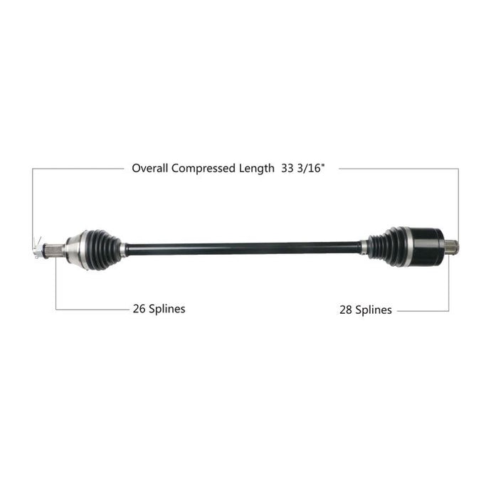 TYTANEUM POLARIS HEAVY DUTY CVAXLE