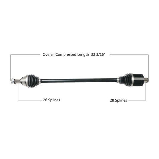 TYTANEUM POLARIS HEAVY DUTY CVAXLE