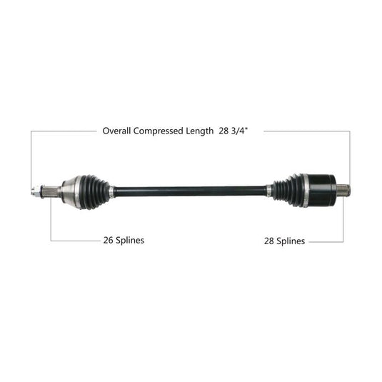 TYTANEUM POLARIS HEAVY DUTY CVAXLE