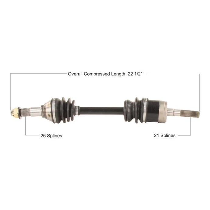 TYTANEUM OE REPLACEMENT CV AXLE CAN-AM FRONT RIGHT