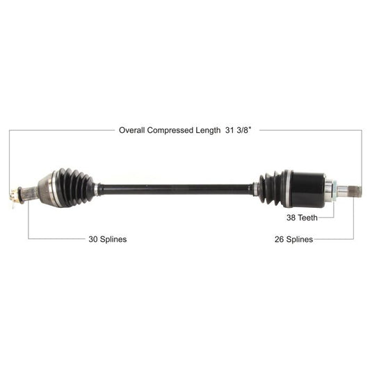 TYTANEUM OE REPLACEMENT CV AXLE HONDA FRONT LEFT/RIGHT