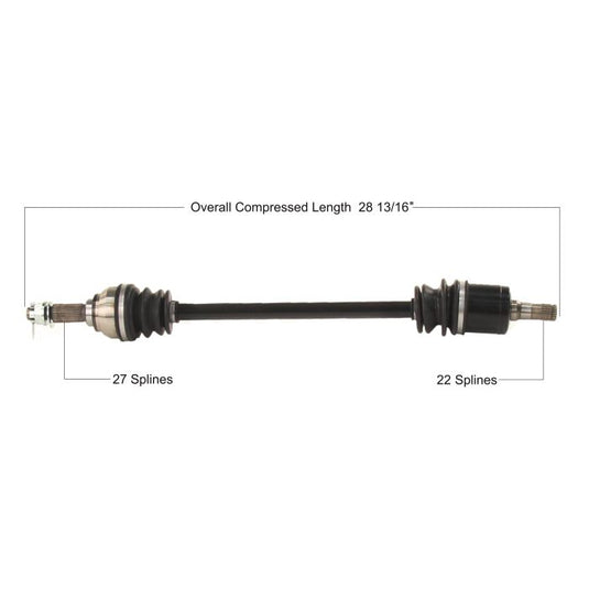 TYTANEUM OE REPLACEMENT CV AXLE JOHN DEERE FRONT LEFT/RIGHT