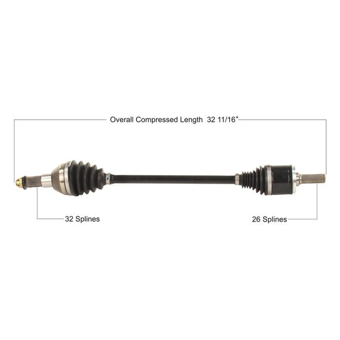 TYTANEUM OE REPLACEMENT CV AXLE KAWASAKI FRONT RIGHT