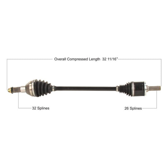 TYTANEUM OE REPLACEMENT CV AXLE KAWASAKI FRONT RIGHT