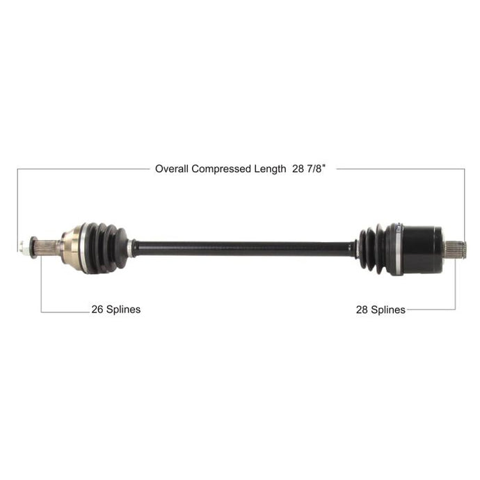TYTANEUM OE REPLACEMENT CV AXLE POLARIS REAR LEFT/RIGHT