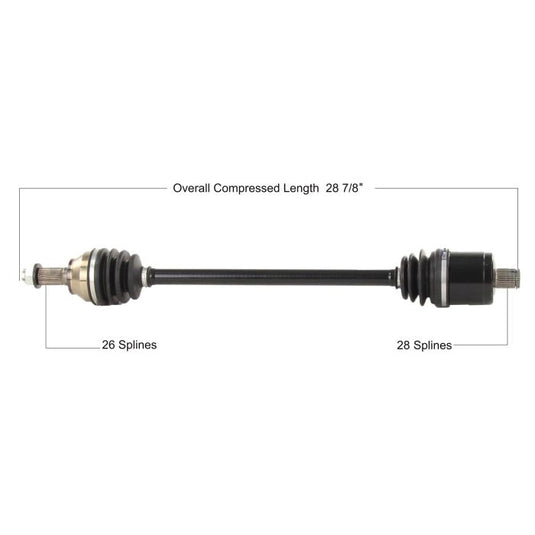 TYTANEUM OE REPLACEMENT CV AXLE POLARIS REAR LEFT/RIGHT