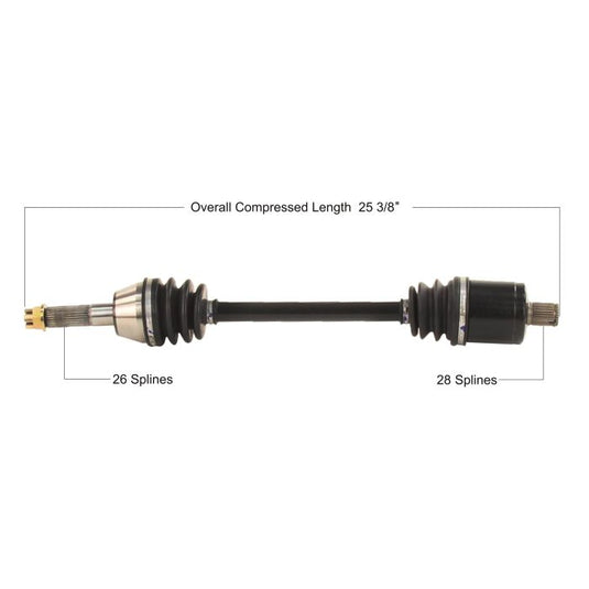 TYTANEUM OE REPLACEMENT CV AXLE POLARIS REAR LEFT/RIGHT