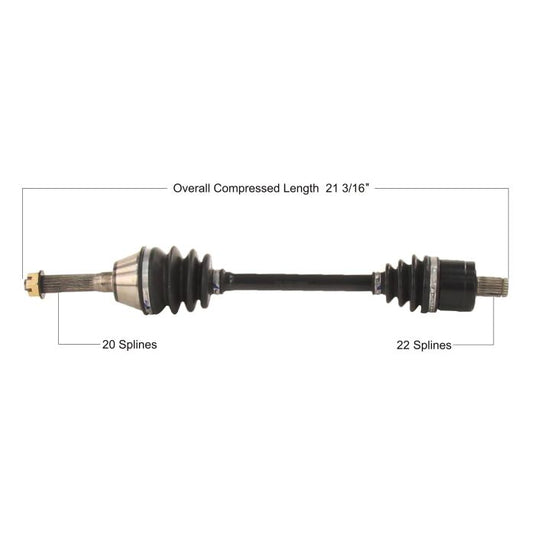 TYTANEUM OE REPLACEMENT CV AXLE POLARIS FRONT LEFT/RIGHT