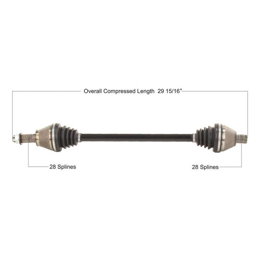 TYTANEUM OE REPLACEMENT CV AXLE POLARIS REAR LEFT/RIGHT