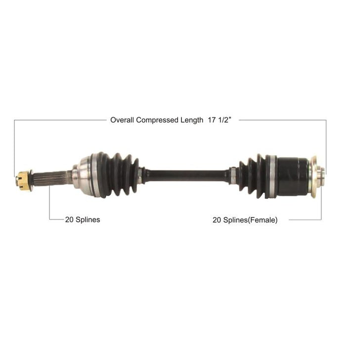 TYTANEUM OE REPLACEMENT CV AXLE SUZUKI FRONT LEFT/RIGHT