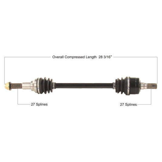 TYTANEUM OE REPLACEMENT CV AXLE YAMAHA REAR LEFT/RIGHT
