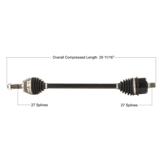 TYTANEUM HEAVY DUTY CV AXLE ARCTIC CAT FRONT LEFT/RIGHT