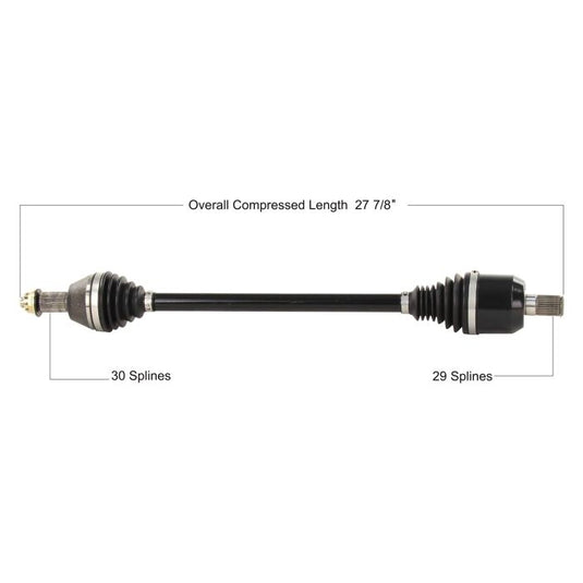 TYTANEUM HEAVY DUTY CV AXLE HONDA REAR LEFT/RIGHT